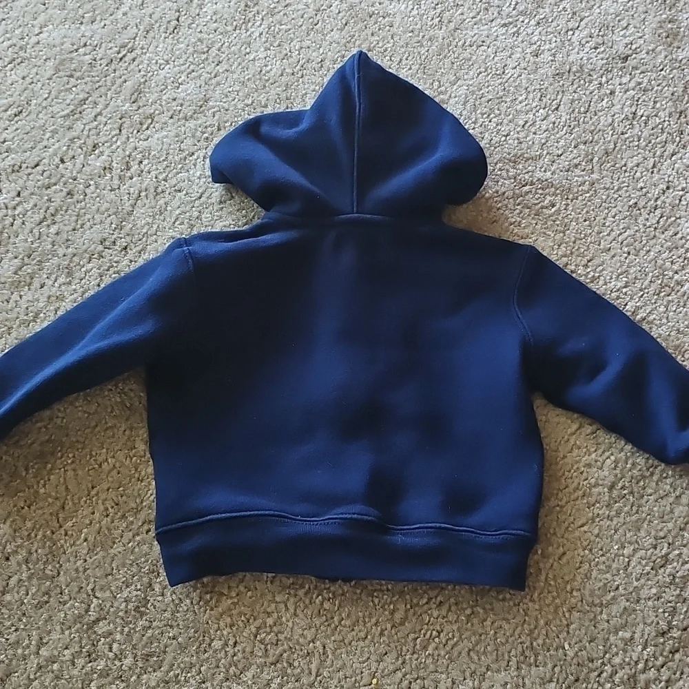 Ralph Lauren Baby Boys Hoodie Zip-Up Navy 12M